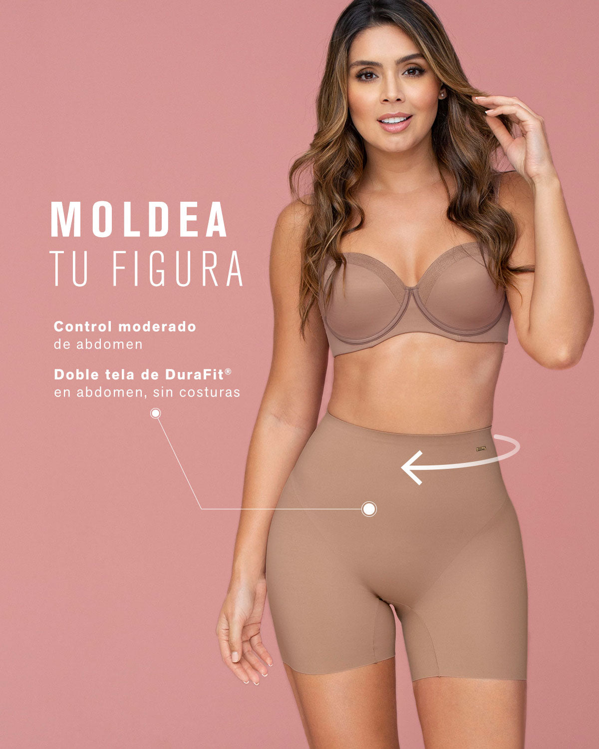 FAJA SHORT DE COMPRESION CON AMOHADILLAS REMOVIBLES PUSH UP EN GLUTEOS 12889