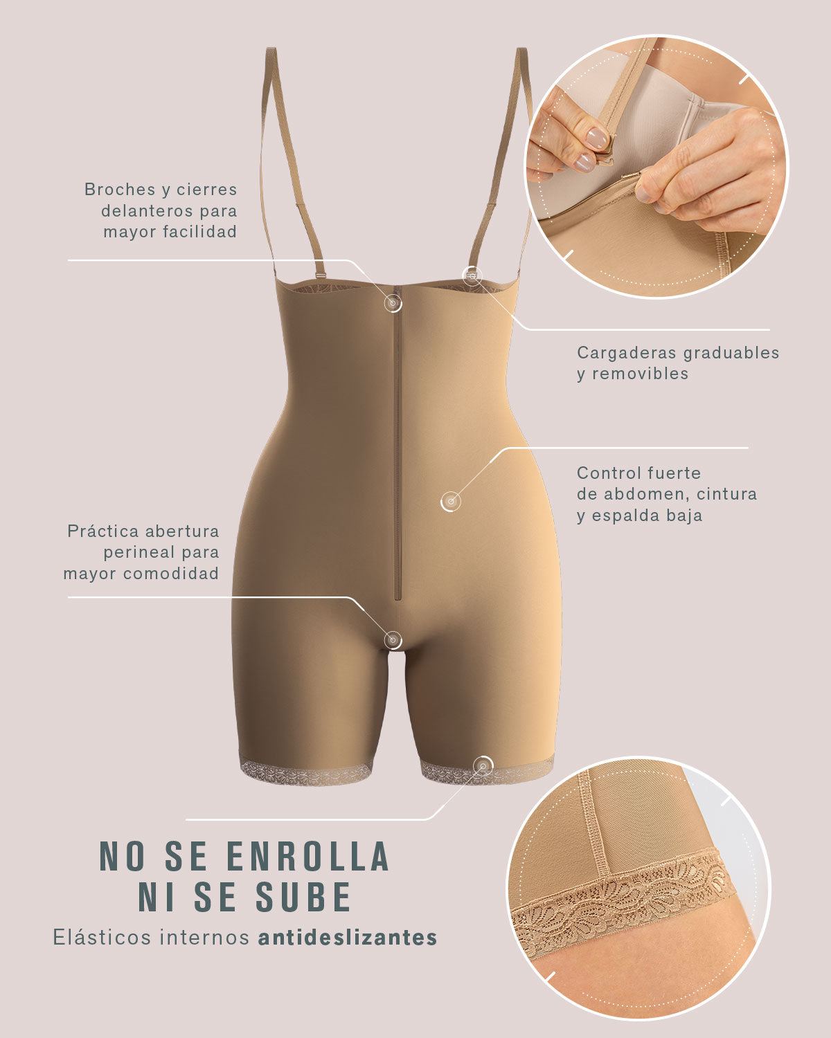 FAJA COMPRESION FUERTE EFECTO PUSH UP EN GLUTEOS 18486