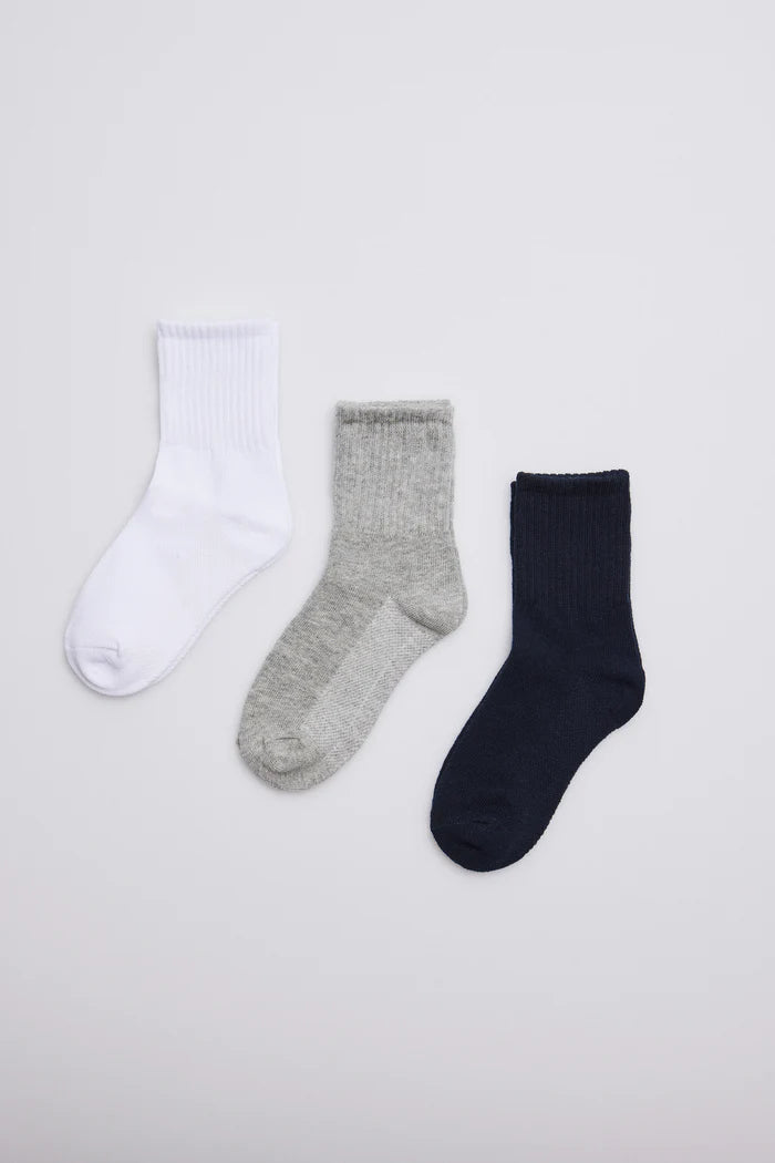 PACK-3 CALCETINES DEPORTIVOS INFANTILES