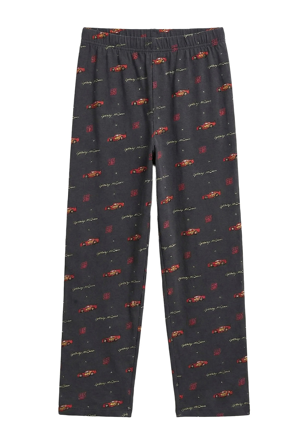 Pijama Niño Disney Cars Rayo McQueen 100% Algodón Gris Marengo