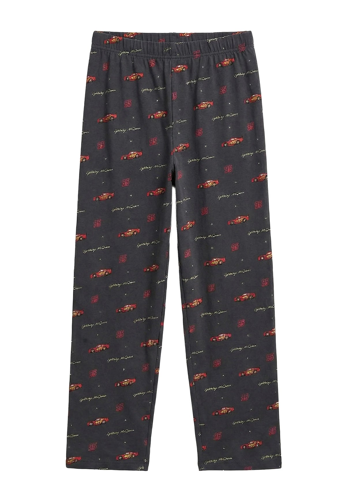 Pijama Niño Disney Cars Rayo McQueen 100% Algodón Gris Marengo