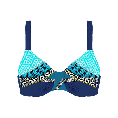 BIKINI CON ARO SIN RELLENO BLUE HORIZON