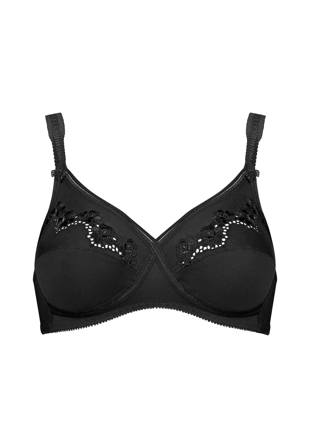 SUJETADOR SIN ARO SIN RELLENO ELASTI CROSS + COTTON N