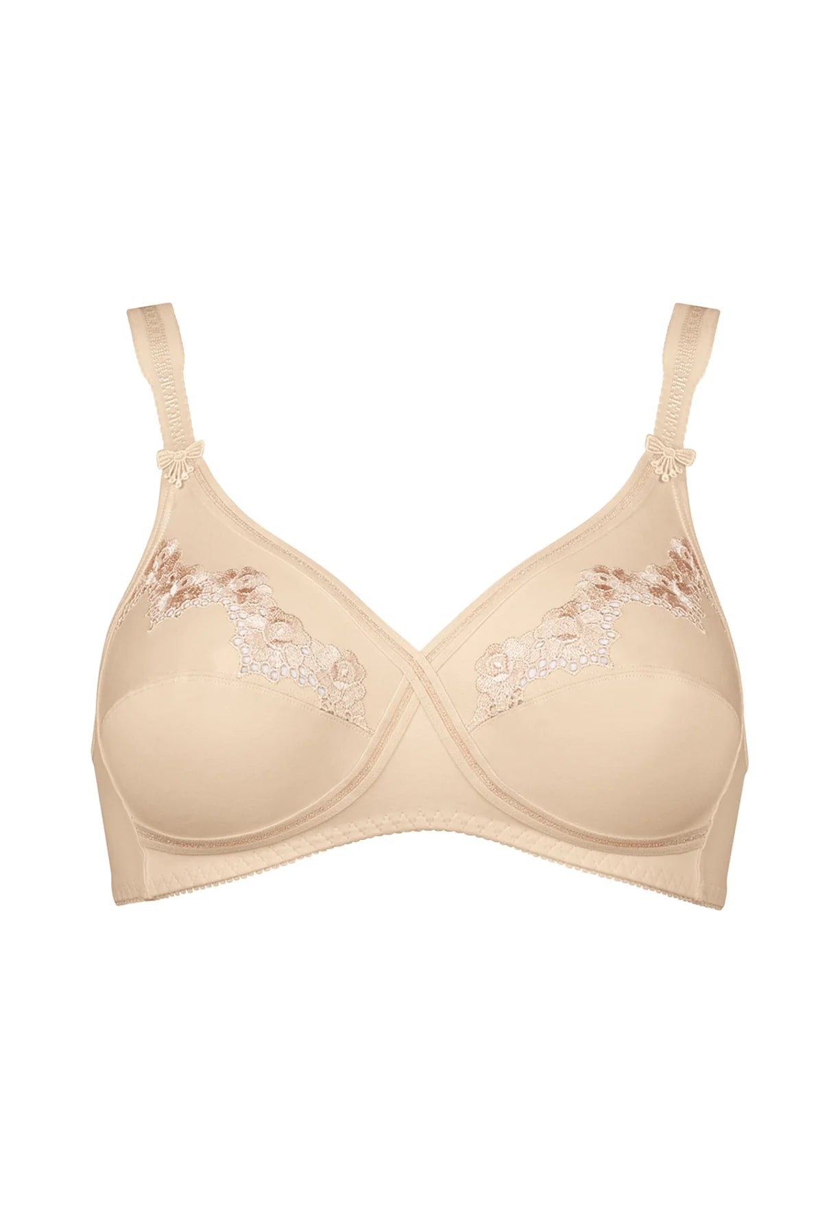 SUJETADOR SIN ARO SIN RELLENO ELASTI CROSS + COTTON N