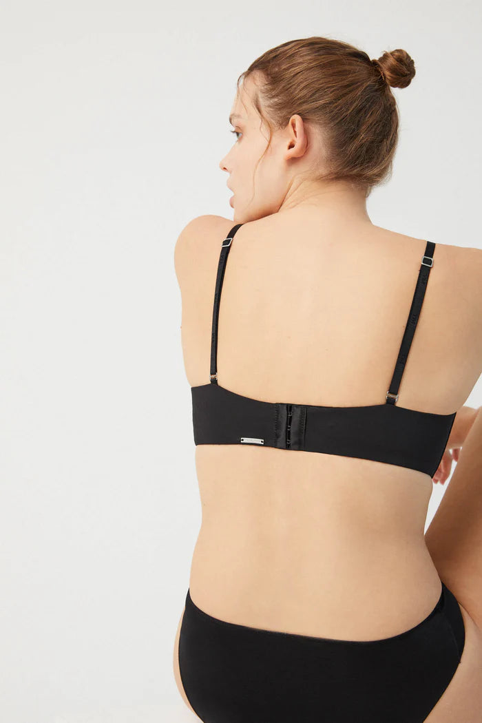 SUJETADOR PUSH UP TIRANTES DESMONTABLES SEMI-BANDEAU 10017