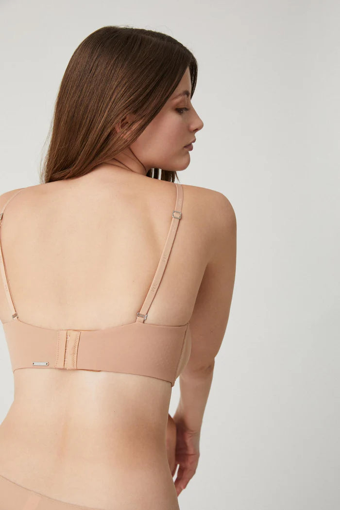 SUJETADOR PUSH UP TIRANTES DESMONTABLES SEMI-BANDEAU 10017