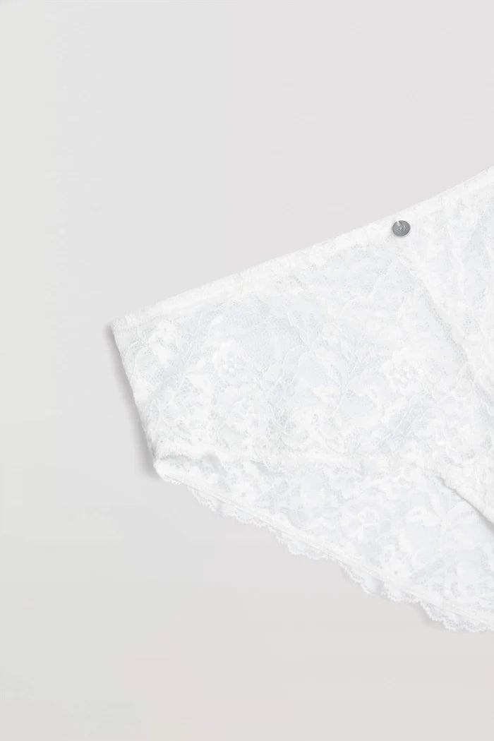 BRAGA MIDI CON ENCAJE FLORAL