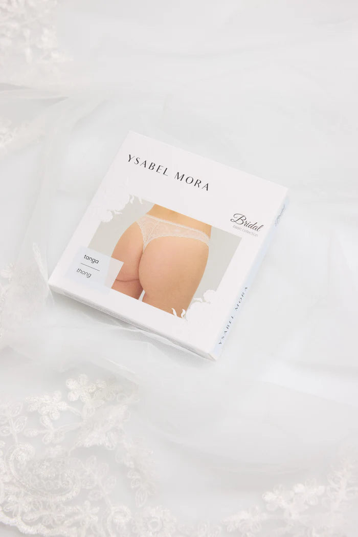TANGA ENCAJE BLANCO