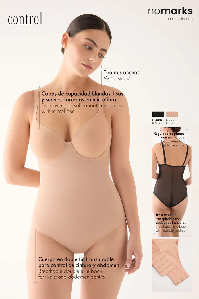 BODY DE CONTROL CON ACABADOS INVISIBLES NOMARKS