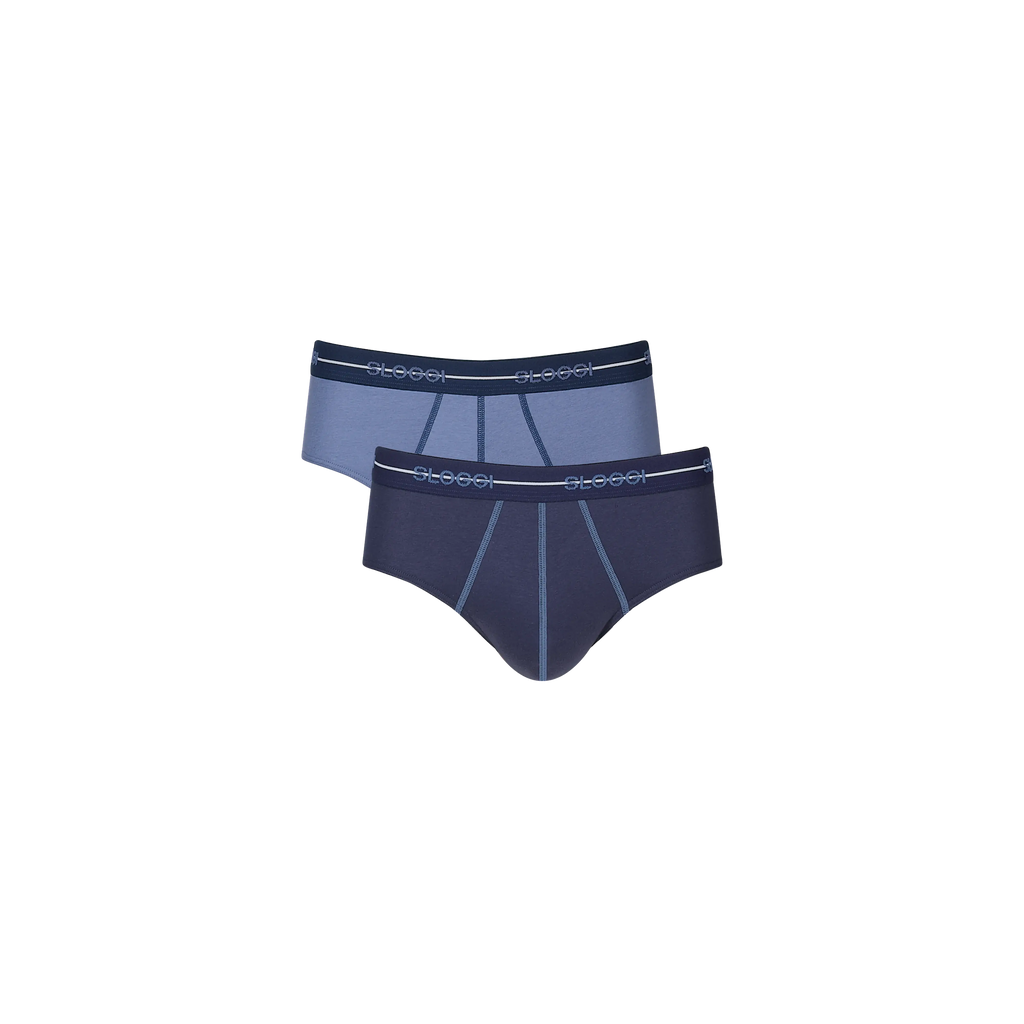Pack-2 slips sloggi men start V001