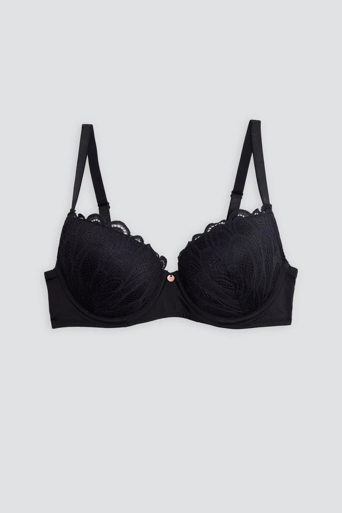 SUJETADOR PUSH UP CON ENCAJE