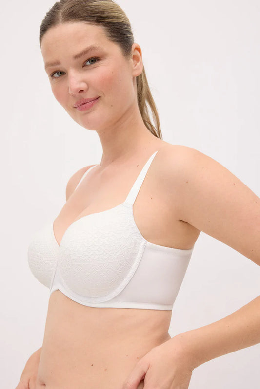 SUJETADOR CAPACIDAD CON ARO CON RELLENO Y ENCAJE