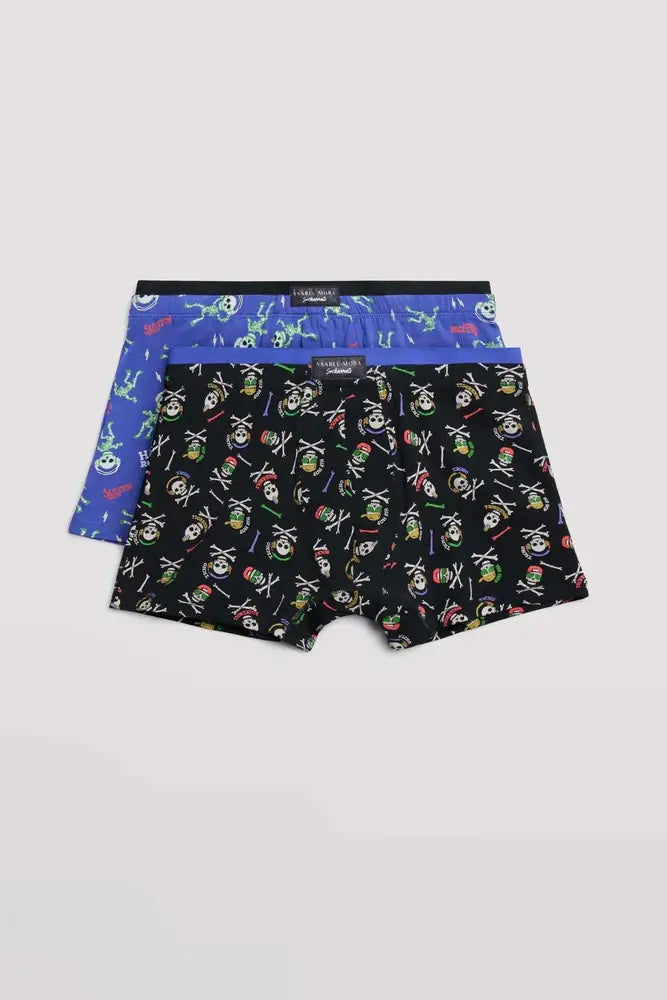 PACK-2 BOXERS SHORT MIDI PIRATES MUSIC 20361