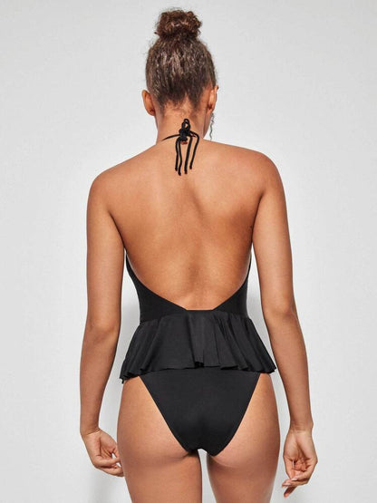 BAÑADOR AL CUELLO BASIC BLACK