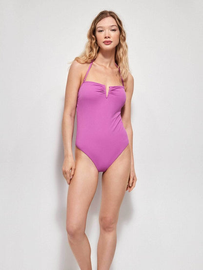 BAÑADOR SIN ARO SOLID LILAC