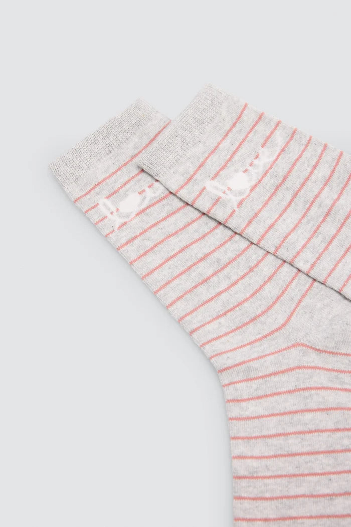 Pack 3 calcetines mujer sin puño multicolor
