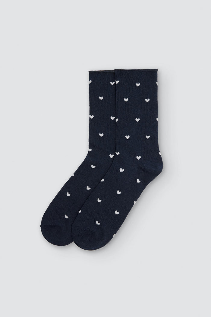 Pack 3 calcetines mujer sin puño lazos libélulas corazones Ysabel Mora