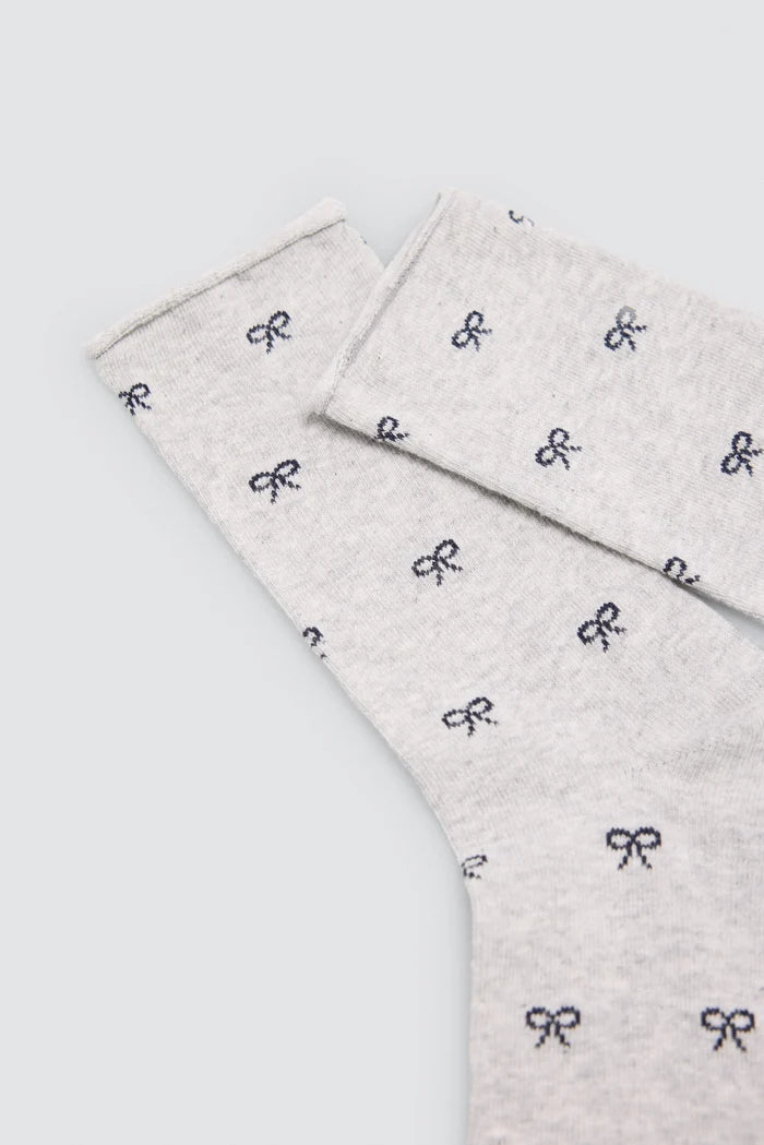 Pack 3 calcetines mujer sin puño lazos libélulas corazones Ysabel Mora