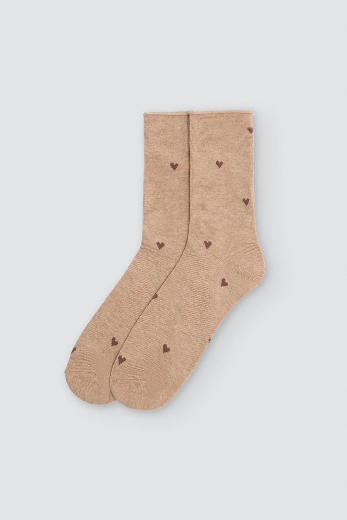 Pack 3 calcetines mujer sin puño marrón beige granate