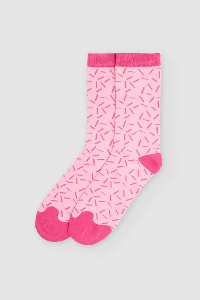 Pack 3 calcetines mujer Ysabel Mora donuts algodón multicolor