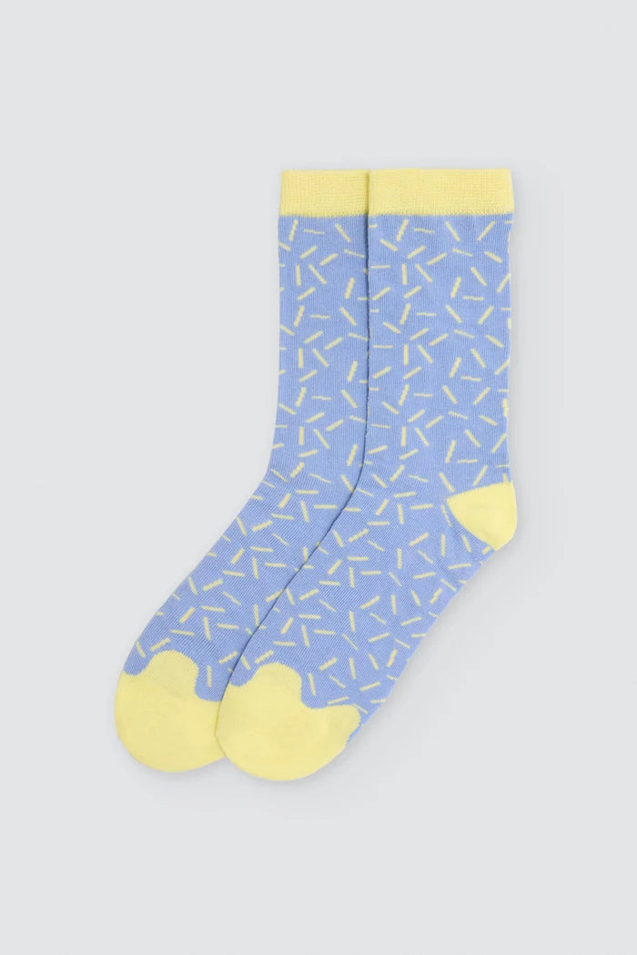 Pack 3 calcetines mujer Ysabel Mora donuts algodón multicolor