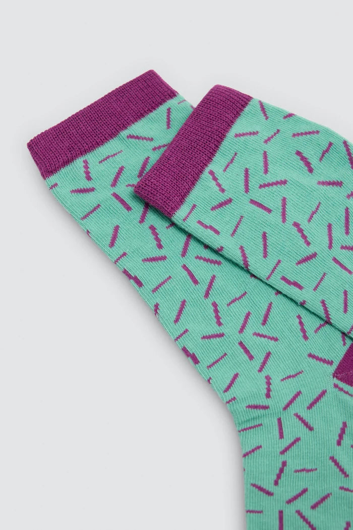 Pack 3 calcetines mujer Ysabel Mora donuts algodón multicolor