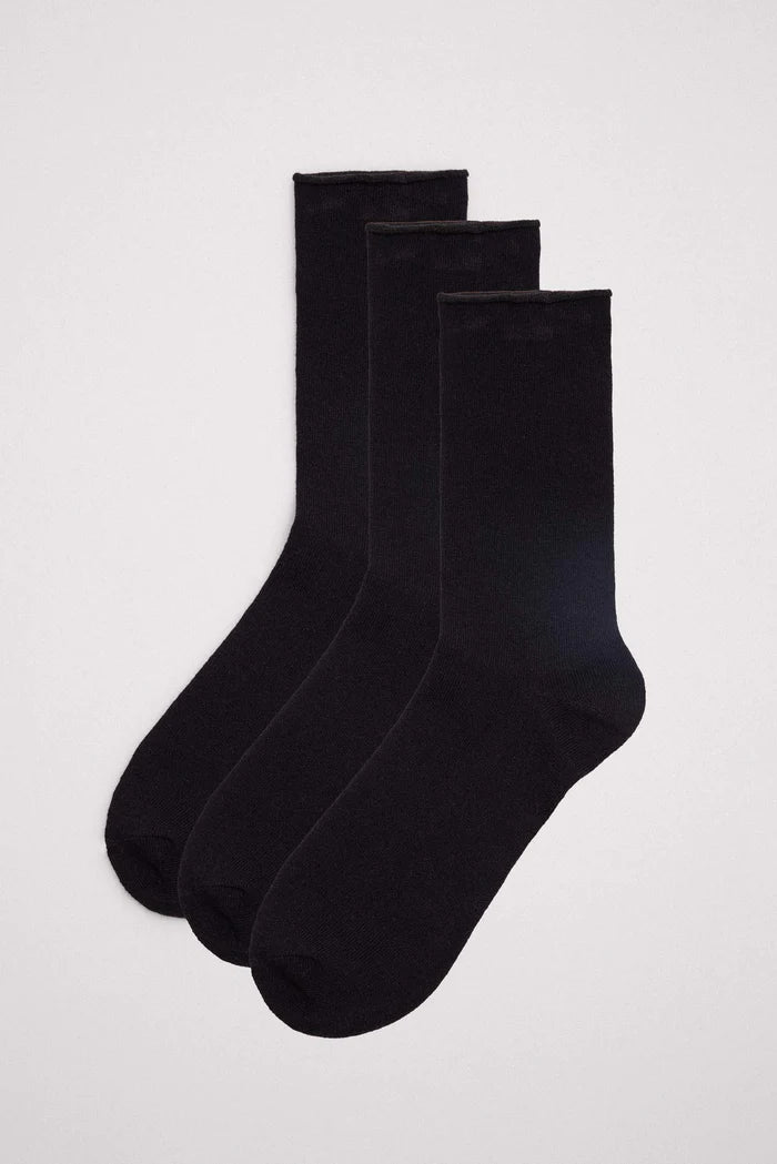 PACK-3 CALCETINES BASICOS SIN PUÑO