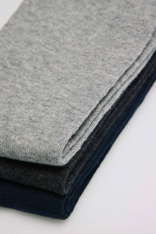 PACK-3 CALCETINES BASICOS SIN PUÑO