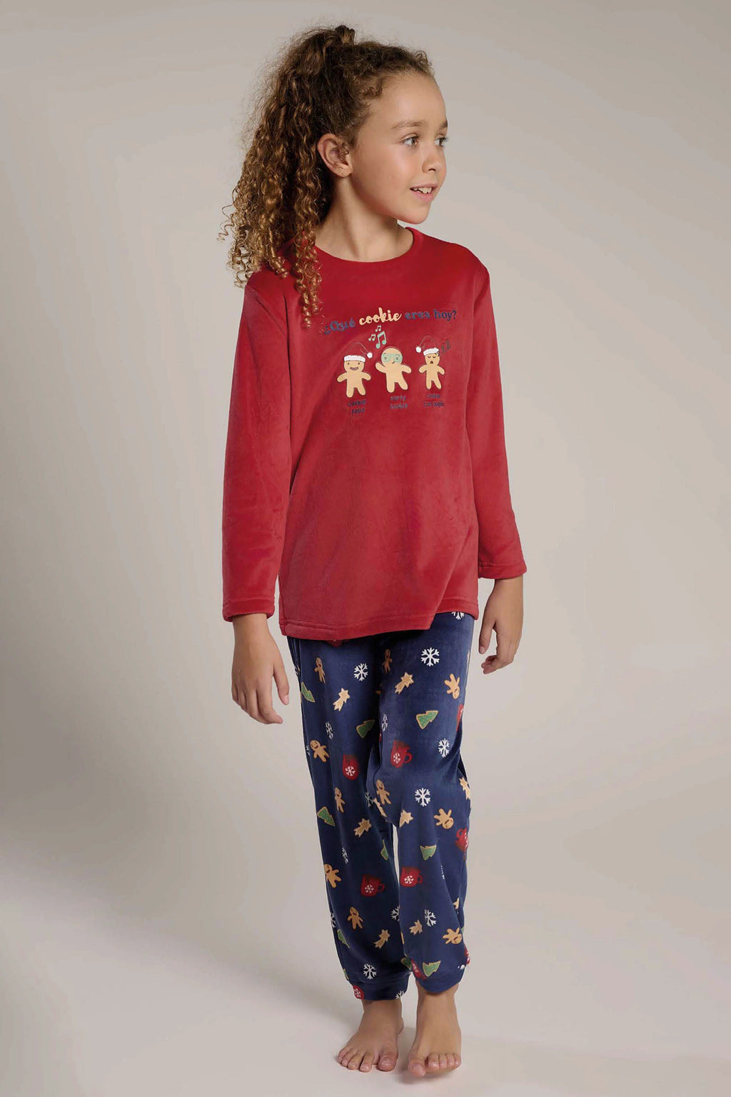 Pijama Infantil Unisex Navidad Cookie
