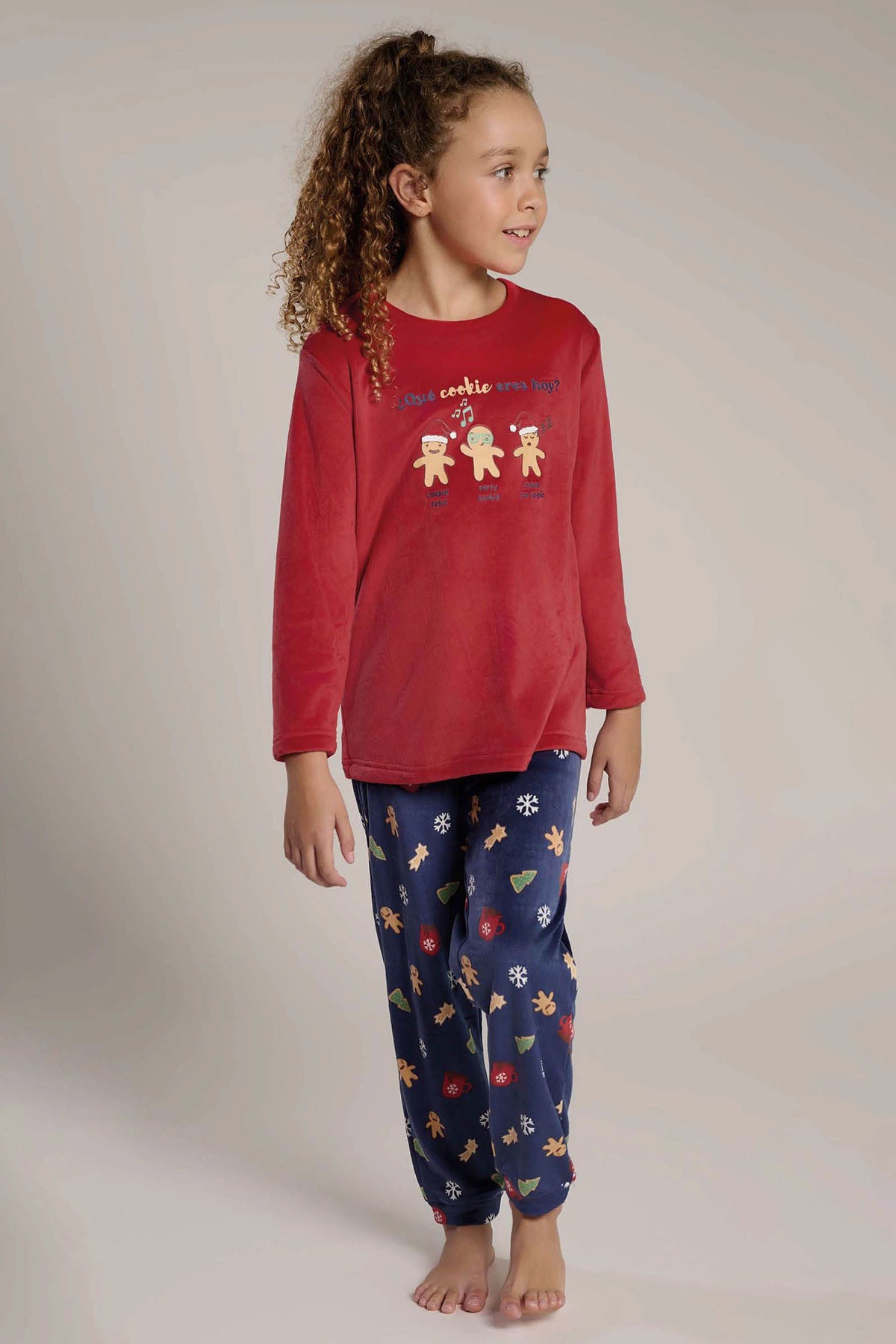 Pijama Infantil Unisex Navidad Cookie