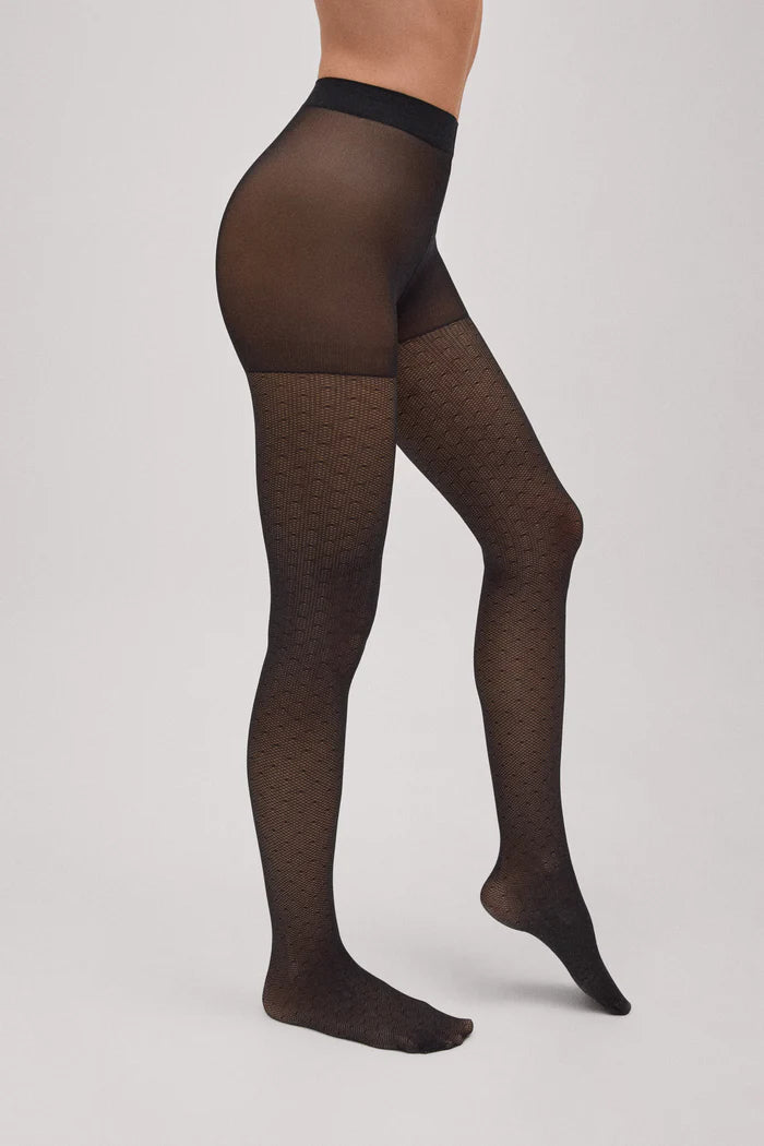 PANTY DE MICRORED CINTURA ANTIPRESION 20 DENIER