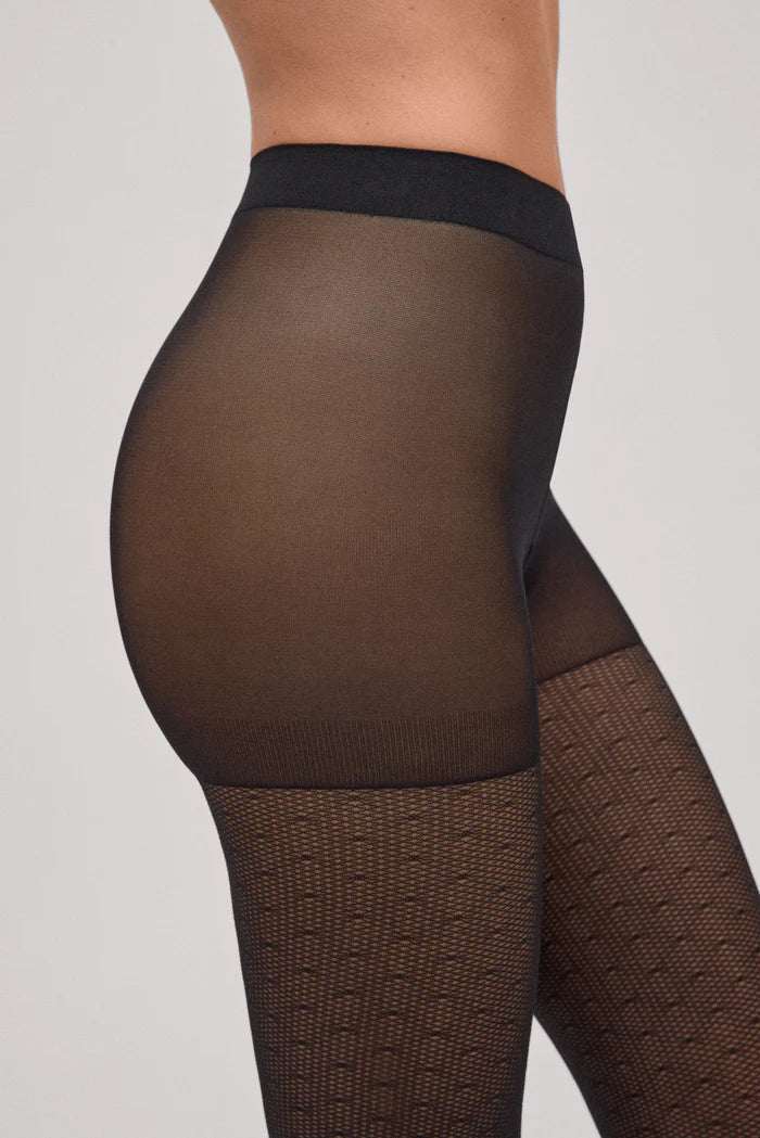PANTY DE MICRORED CINTURA ANTIPRESION 20 DENIER