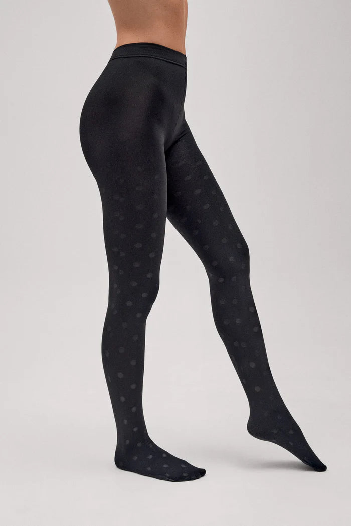PANTY TERMICO ESTAMPADO LUNARES 140 DENIER