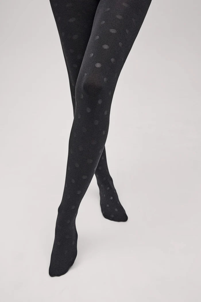PANTY TERMICO ESTAMPADO LUNARES 140 DENIER