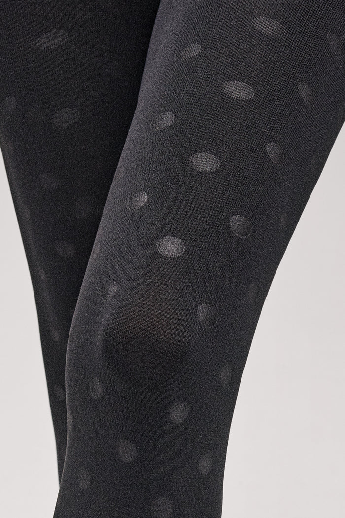 PANTY TERMICO ESTAMPADO LUNARES 140 DENIER
