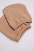 Salvadedos de mujer de algodón sin costuras beige