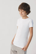 Camiseta interior de manga corta niño 100% algodón
