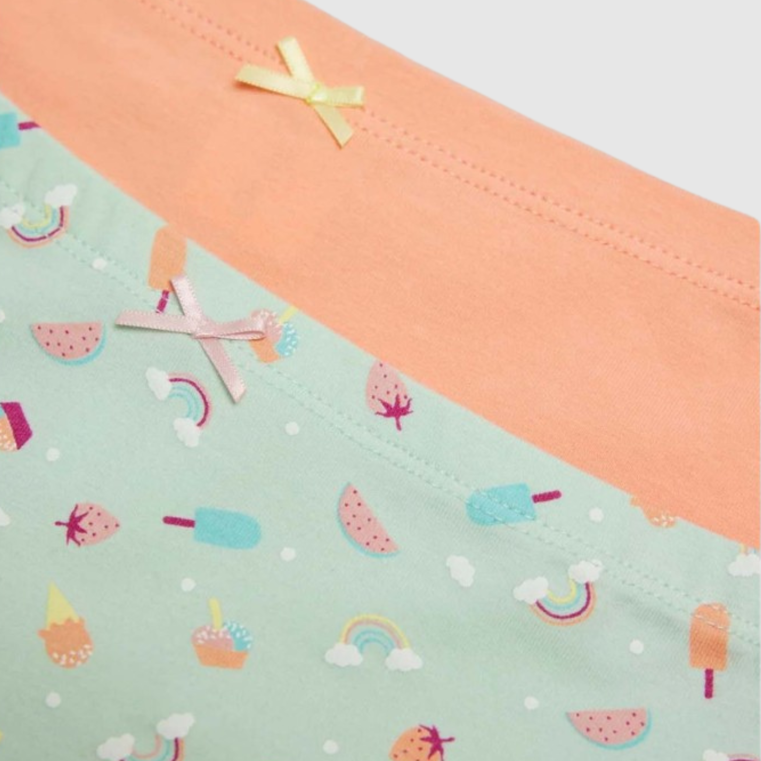 PACK-2 CULOTTES INFANTILES MARGARITA Y FRUTAS