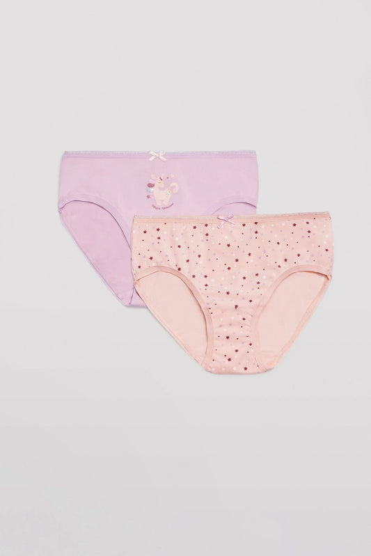 PACK-2 BRAGAS INFANTILES UNICORNIOS Y ESTRELLAS