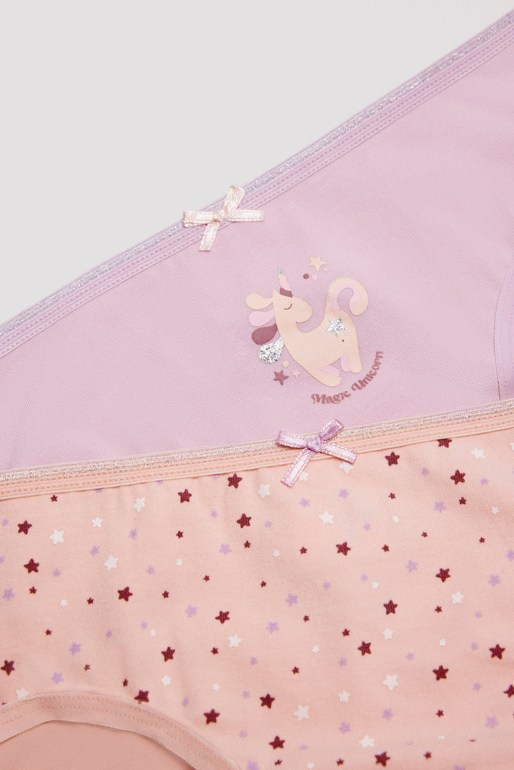 PACK-2 BRAGAS INFANTILES UNICORNIOS Y ESTRELLAS