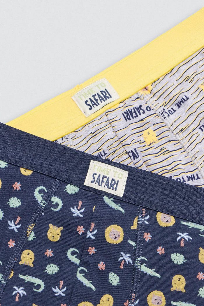PACK-2 BOXERS INFANTIL TIME TO SAFARI
