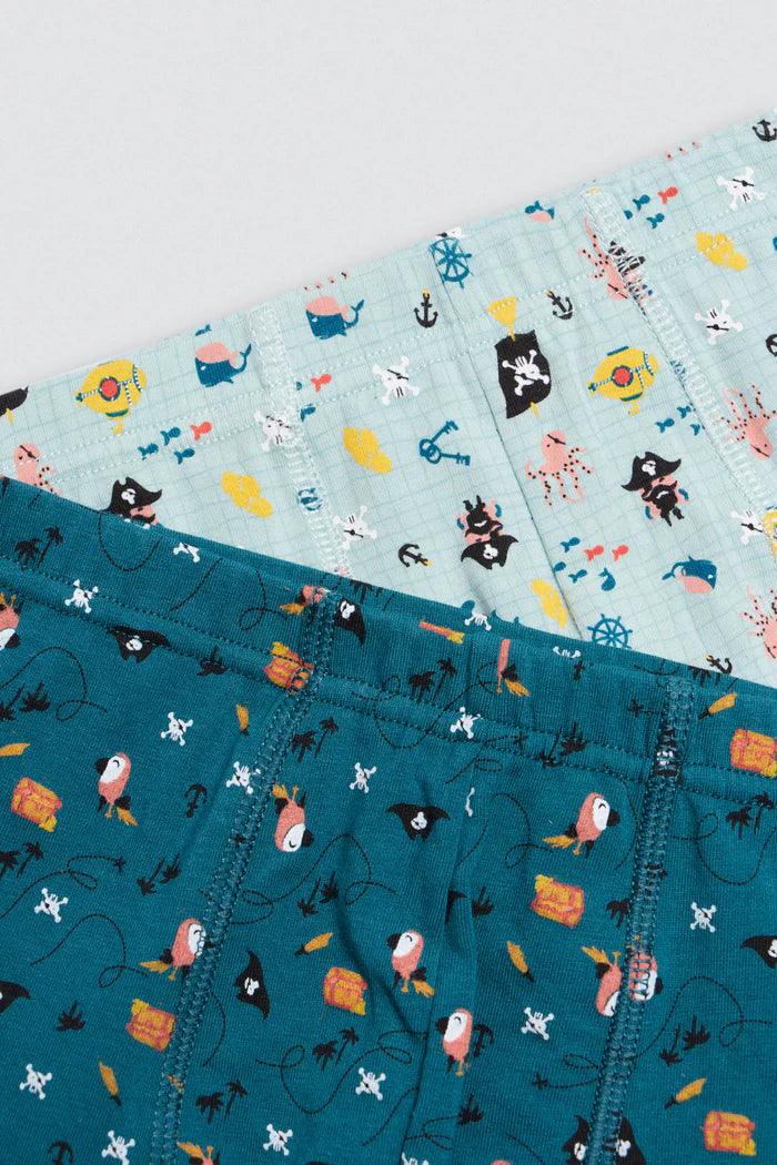 PACK-2 BOXERS INFANTIL NIÑO VIDA PIRATA