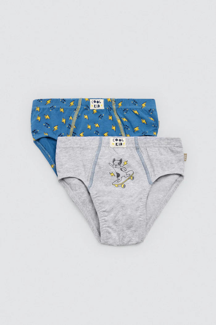 PACK-2 SLIPS NIÑO COOL KID