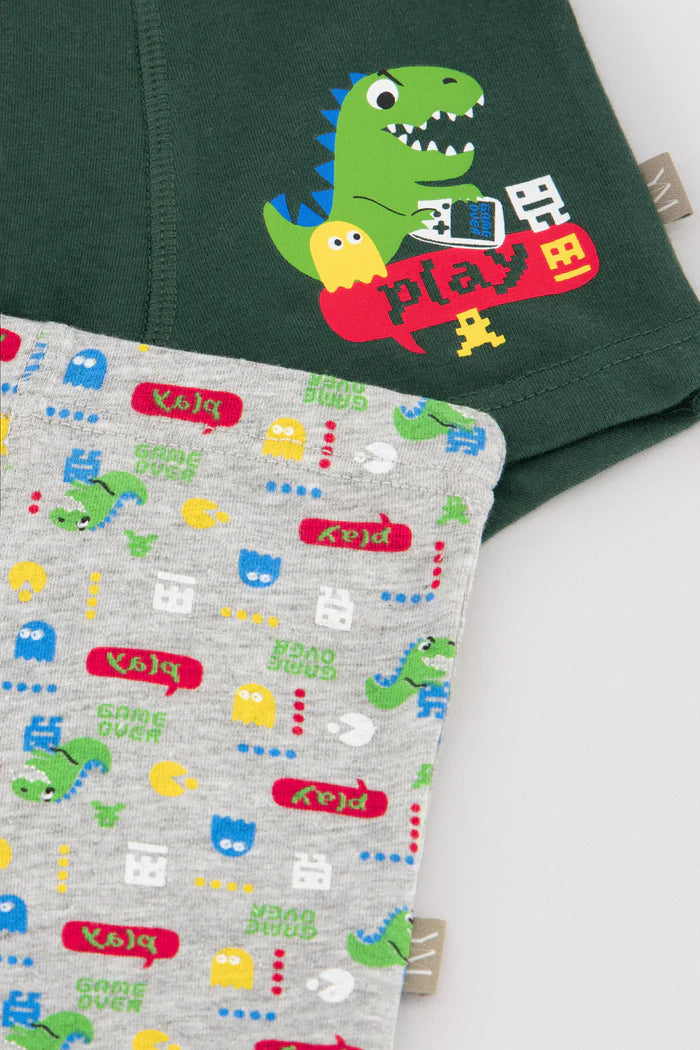 PACK-2 BOXERS INFANTILES DINOPLAY