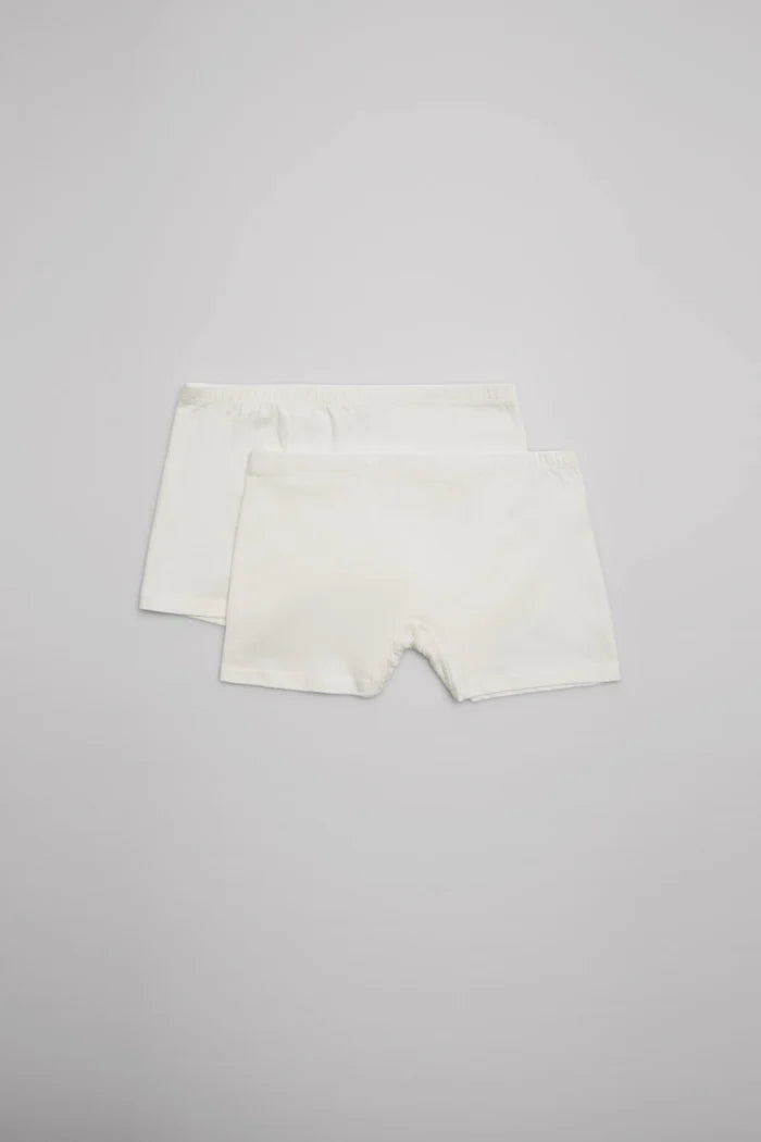 PACK-2 BOXERS SHORT INFANTIL NIÑA BÁSICO