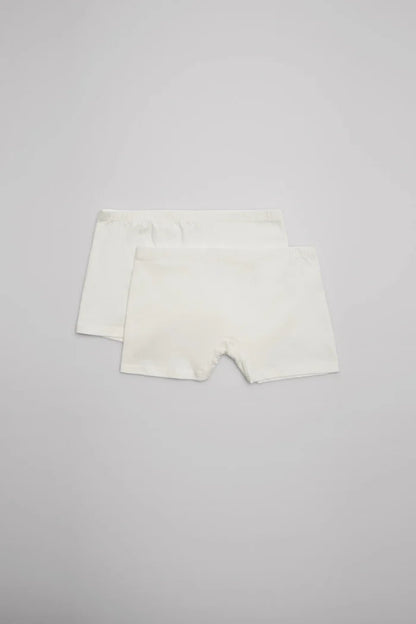 PACK-2 BOXERS SHORT INFANTIL NIÑA BÁSICO