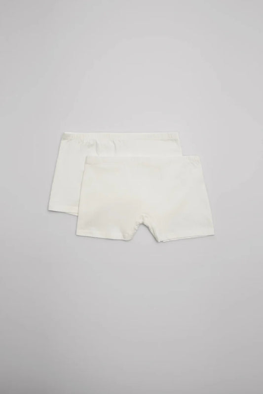 PACK-2 BOXERS SHORT INFANTIL NIÑA BÁSICO
