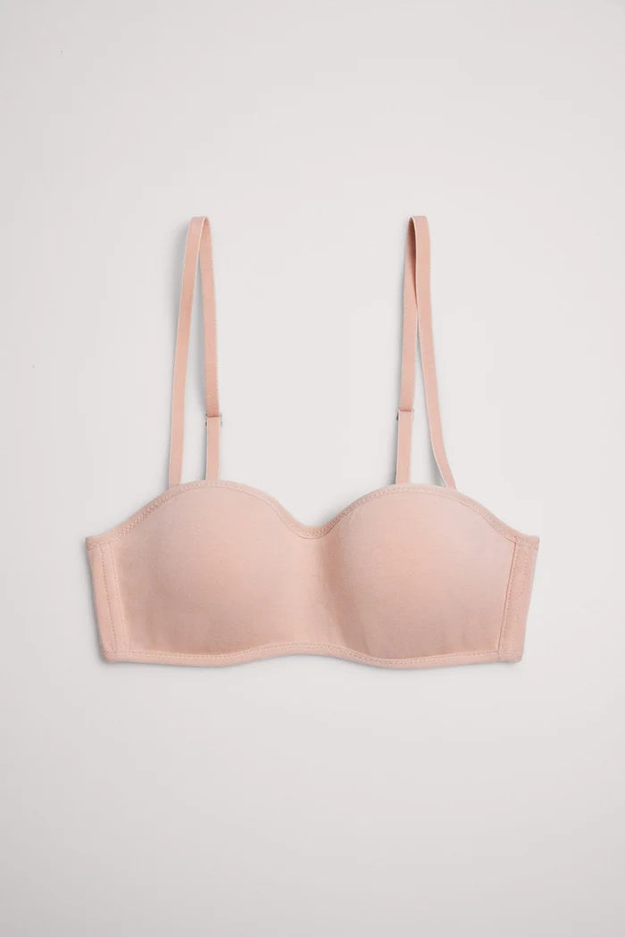 Sujetador bandeau tirantes desmontables chica adolescente Copa A