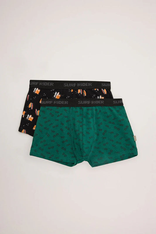 PACK-2 BOXERS ADOLESCENTE SURF RIDER