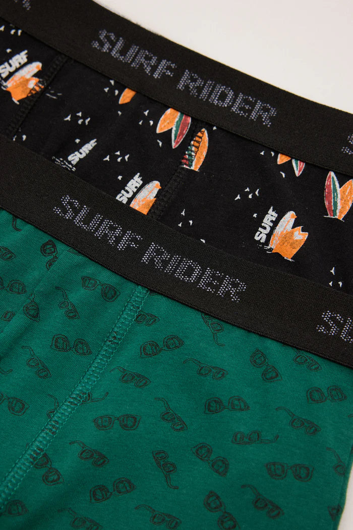 PACK-2 BOXERS ADOLESCENTE SURF RIDER
